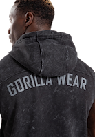 Silverdale Sleeveless Hoodie- Black