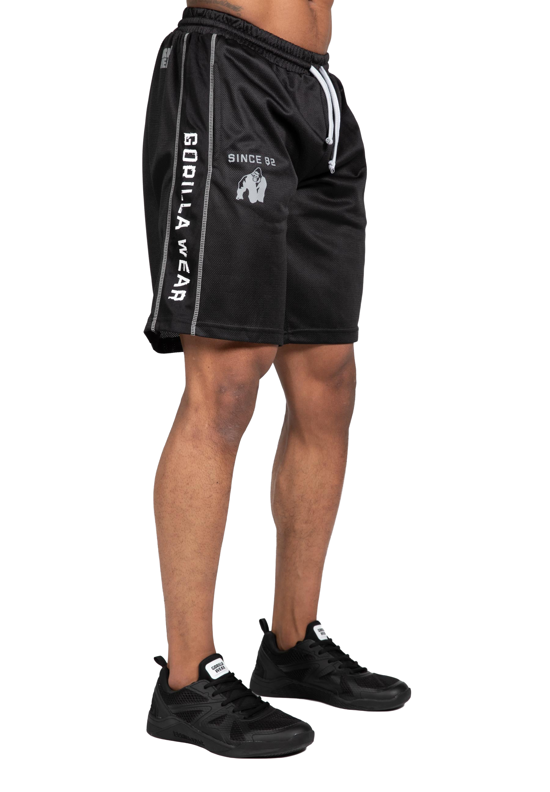 Functional Mesh Shorts - Black/White