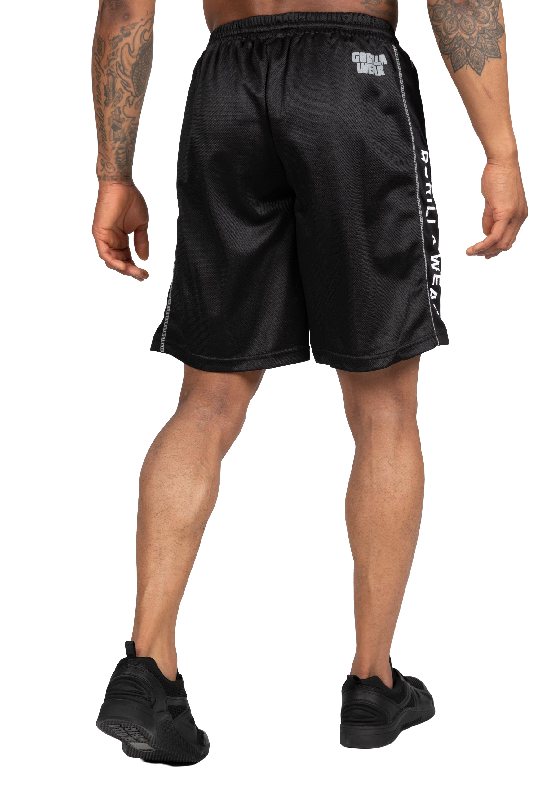 Functional Mesh Shorts - Black/White