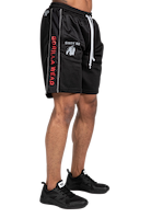 Functional Mesh Shorts - Black/Red