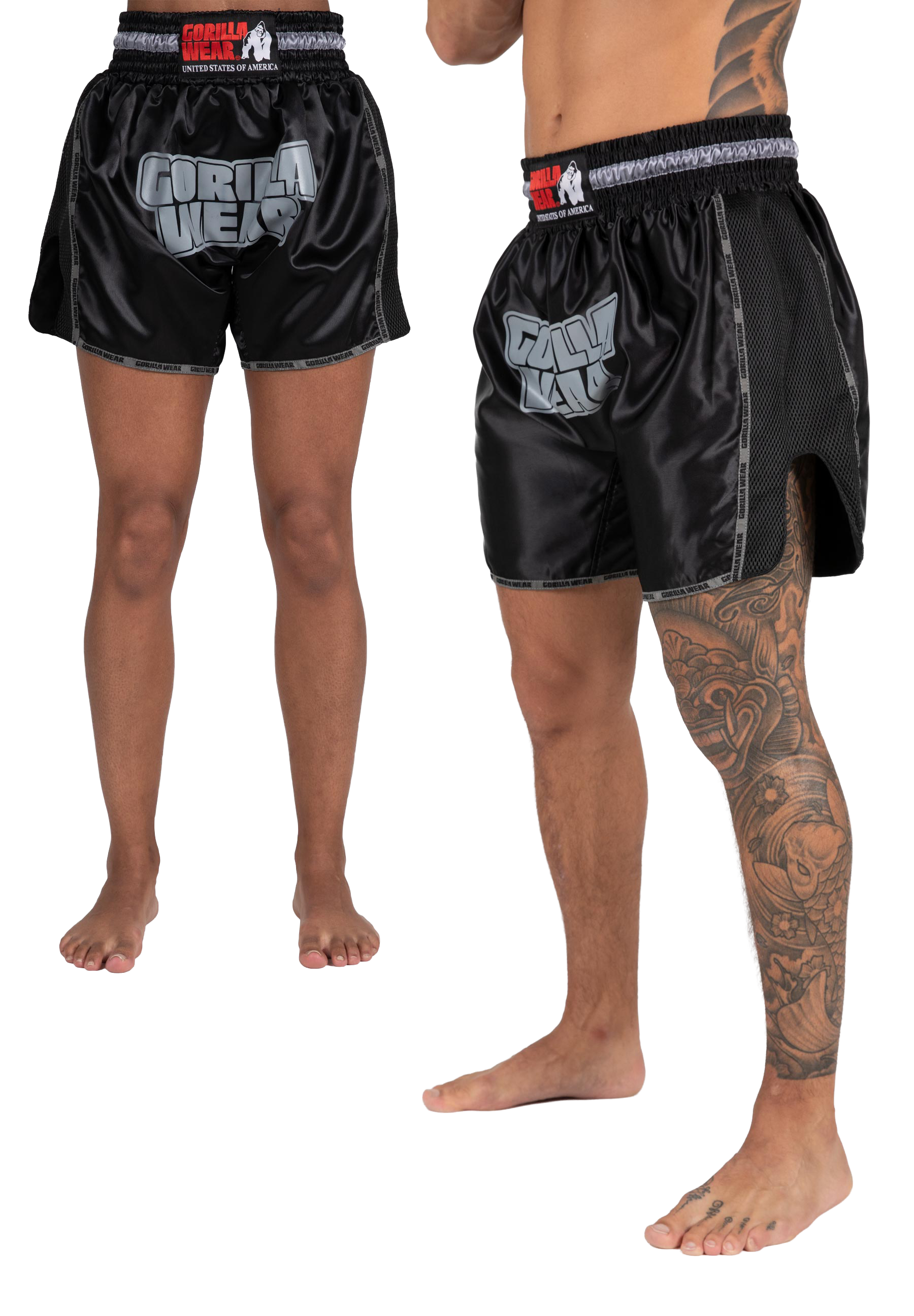 Piru Muay Thai Shorts - Black