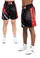 Hornell Boxing Shorts - Black/Red - Unisex