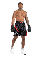 Hornell Boxing Shorts - Black/Red - Unisex