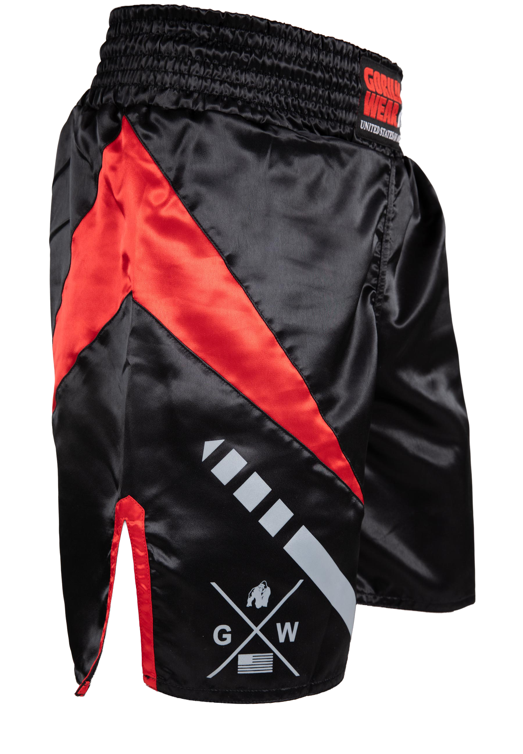 Hornell Boxing Shorts - Black/Red - Unisex