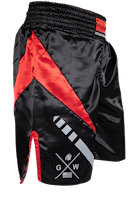 Hornell Boxing Shorts - Black/Red - Unisex