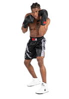 Hornell Boxing Shorts - Black/Red - Unisex