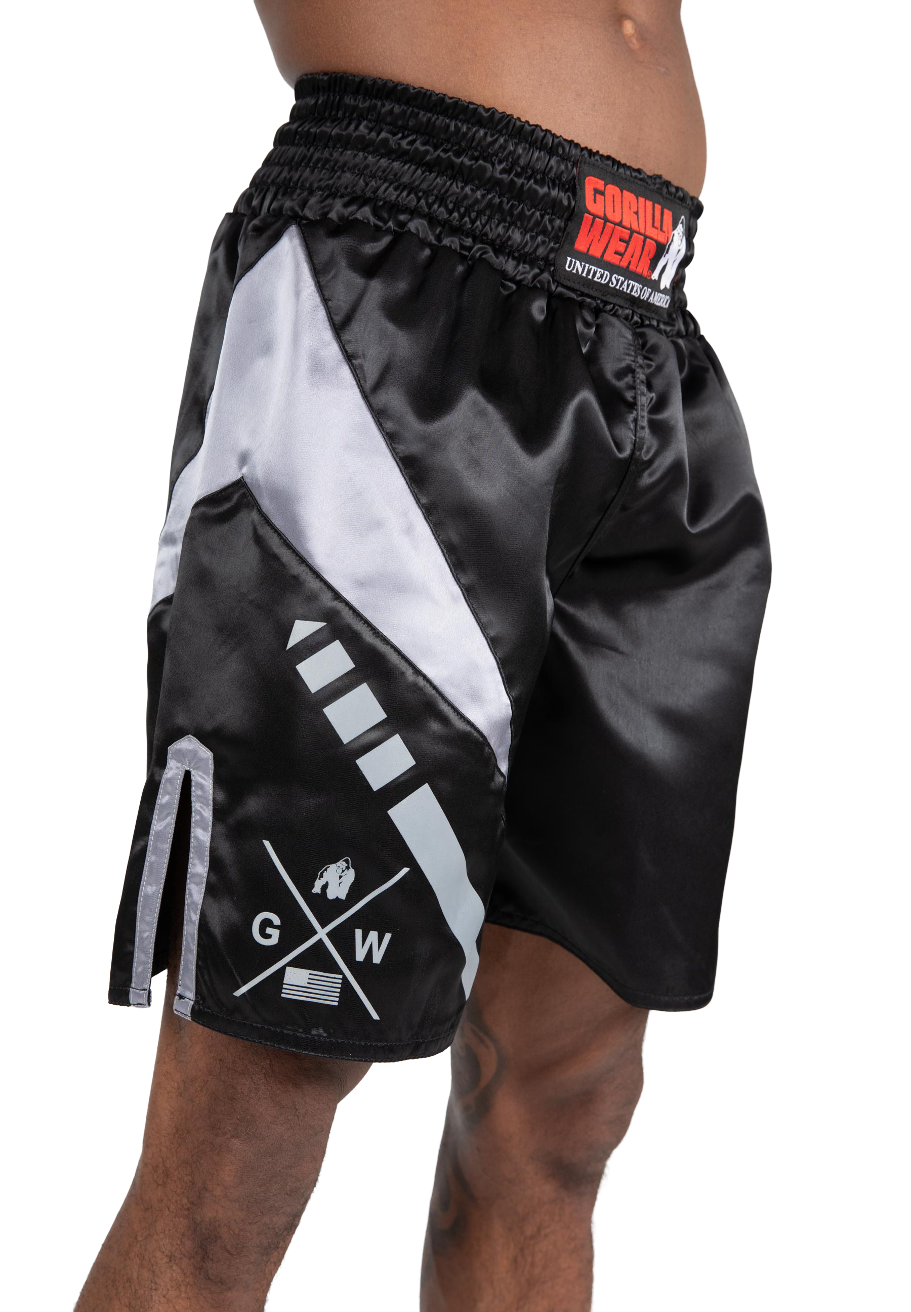 Hornell Boxing Shorts - Black/Red - Unisex