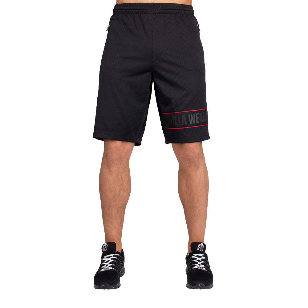 Branson Shorts - Black/Red