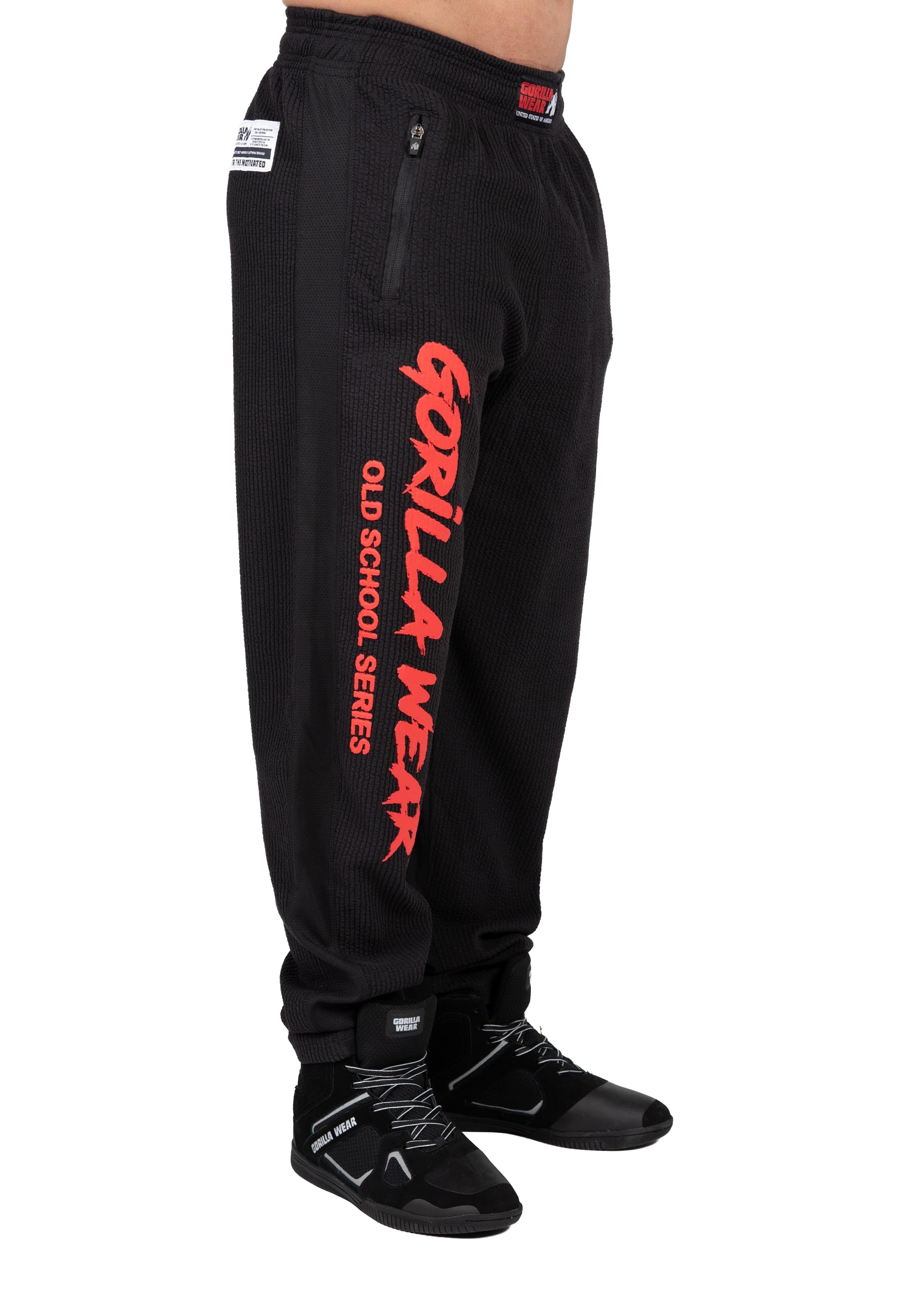 Augustine Old School Pants - Black/Red