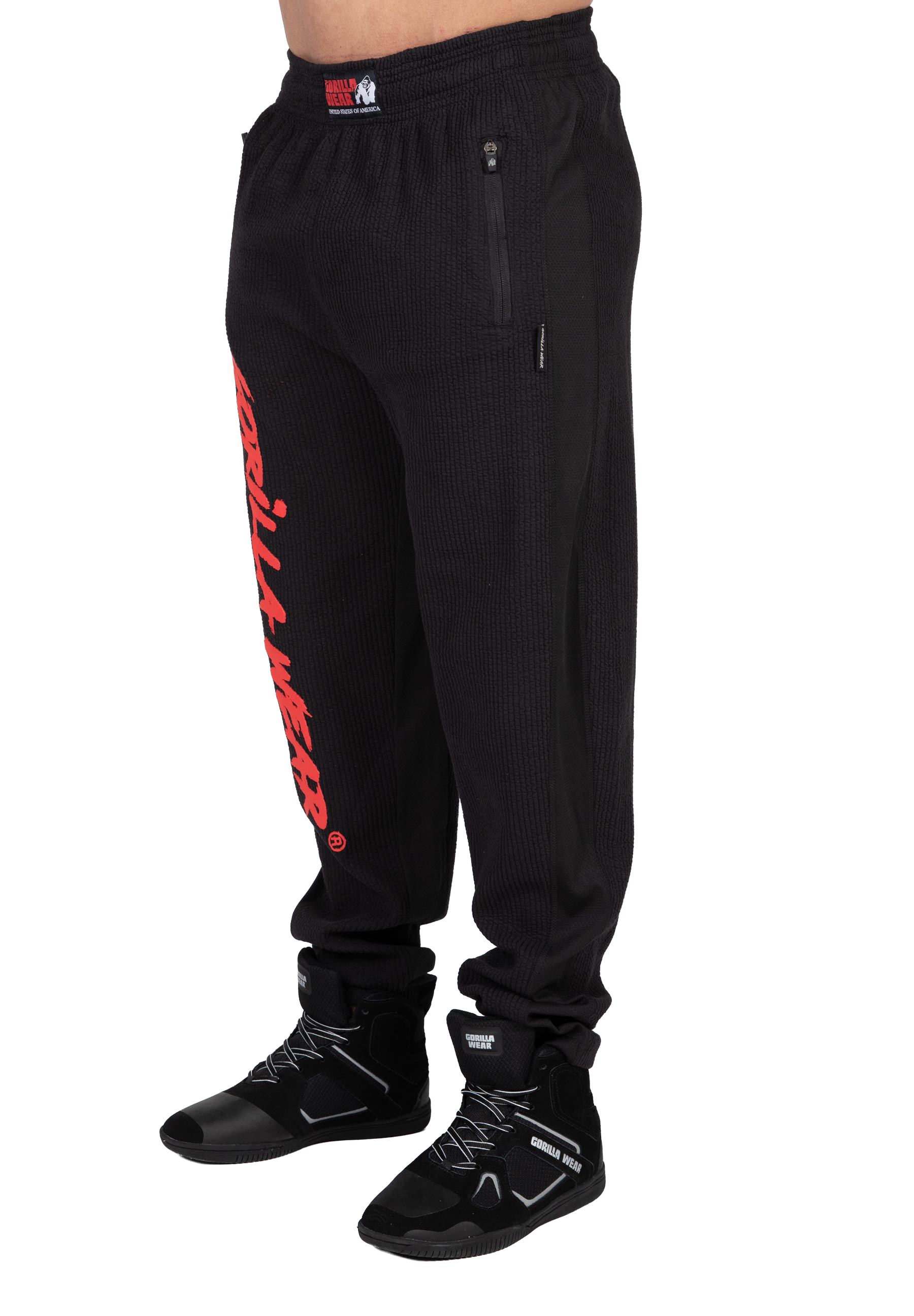 Augustine Old School Pants - Black/Red