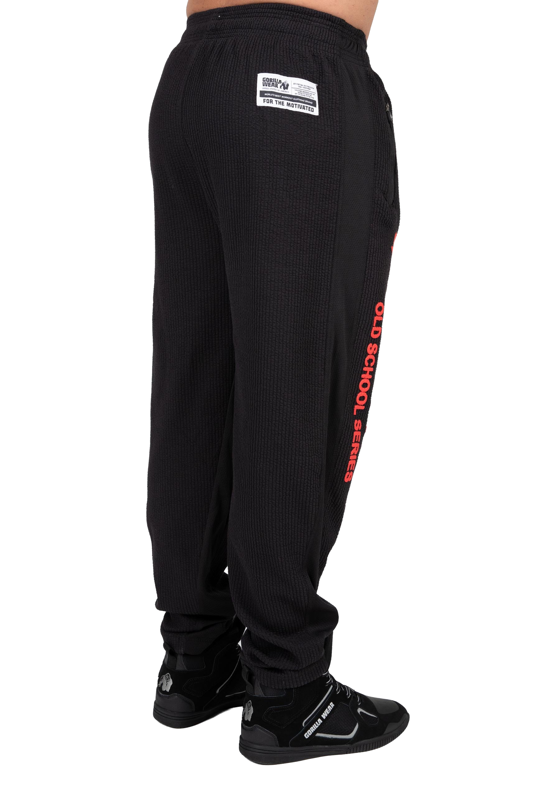 Augustine Old School Pants - Black/Red