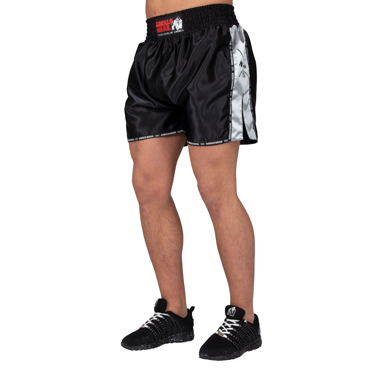 Henderson Muay Thai / Kickboxing Shorts - Black/Gray