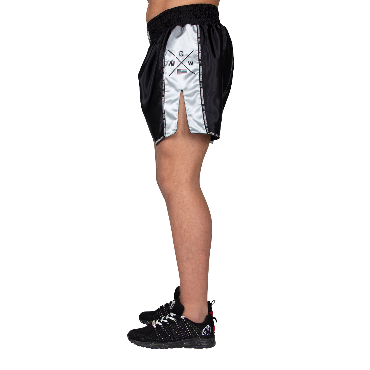 Henderson Muay Thai / Kickboxing Shorts - Black/Gray