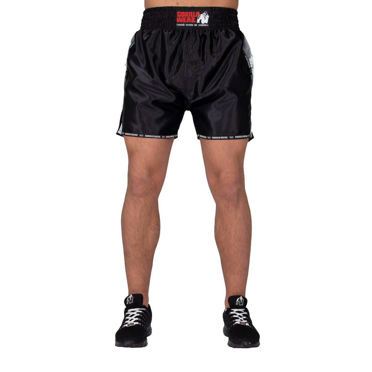 Henderson Muay Thai / Kickboxing Shorts - Black/Gray