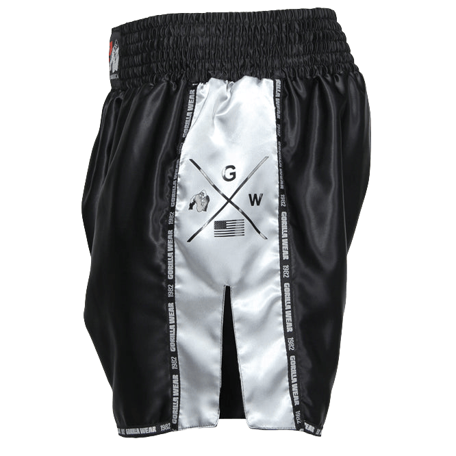 Henderson Muay Thai / Kickboxing Shorts - Black/Gray