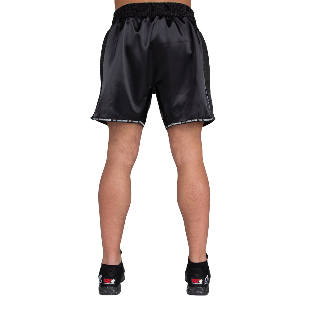 Murdo Muay Thai / Kickboxing Shorts - Black/Gray