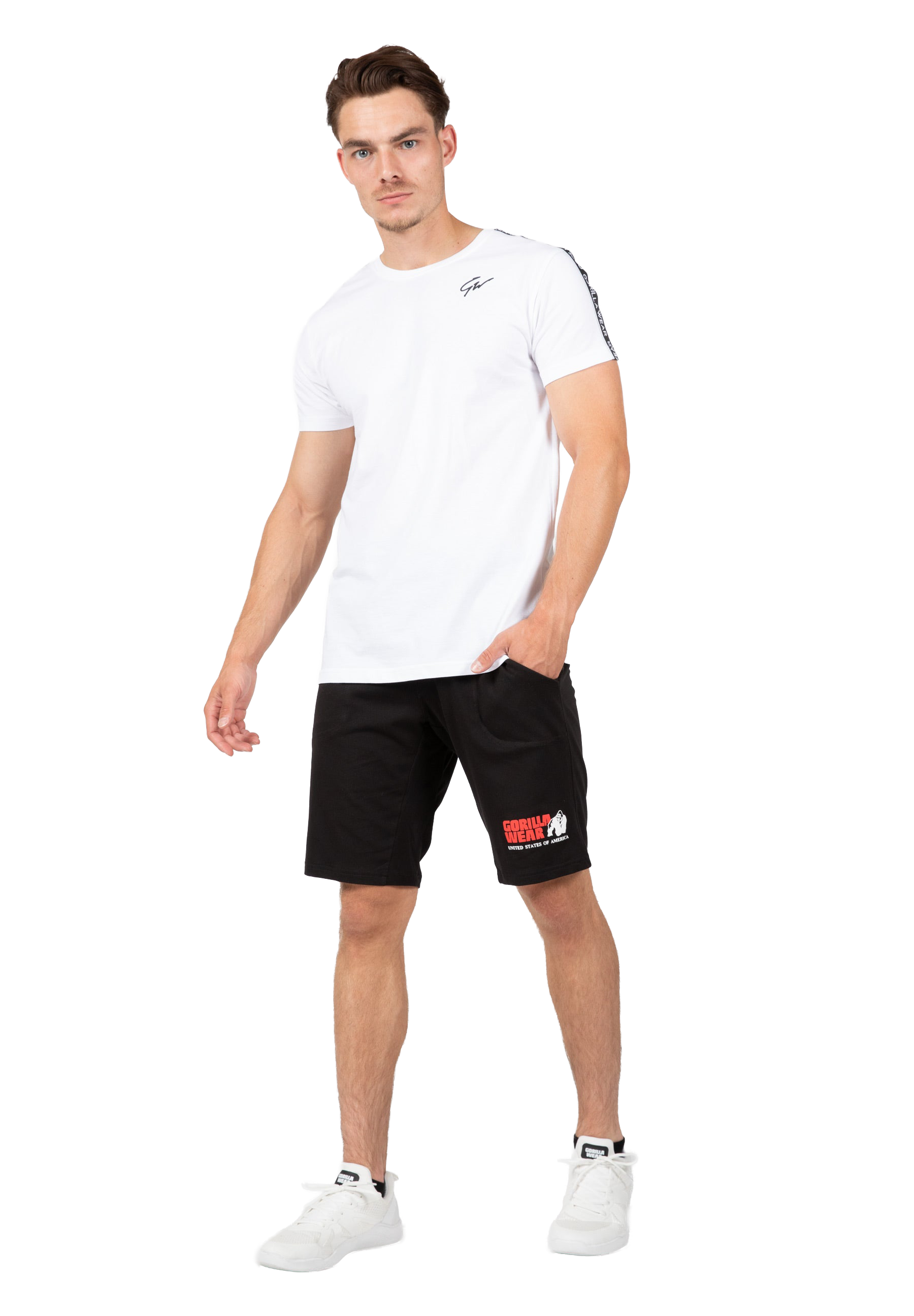 Chester T-shirt - White/Black