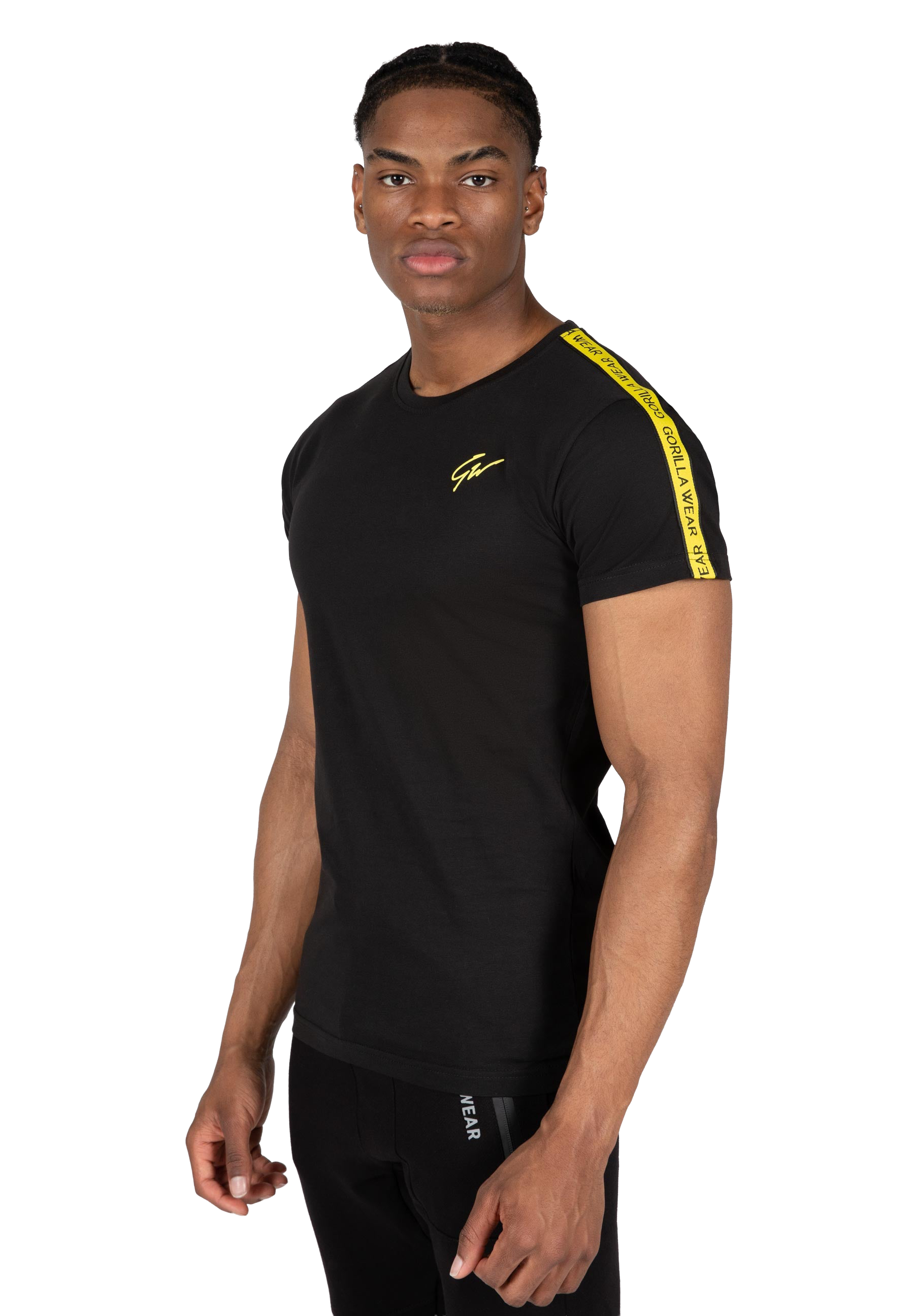 Chester T-shirt - Black/Yellow