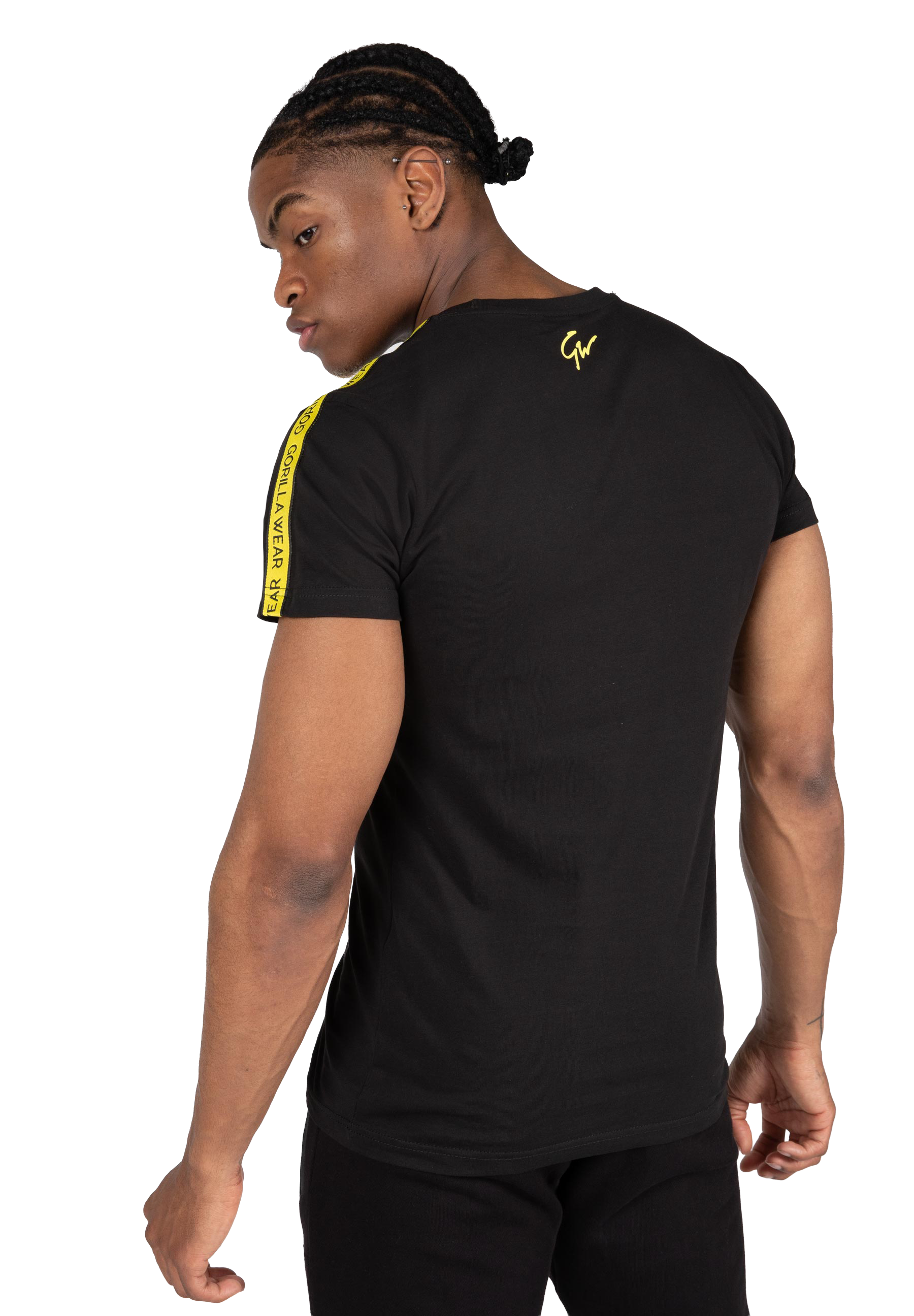 Chester T-shirt - Black/Yellow