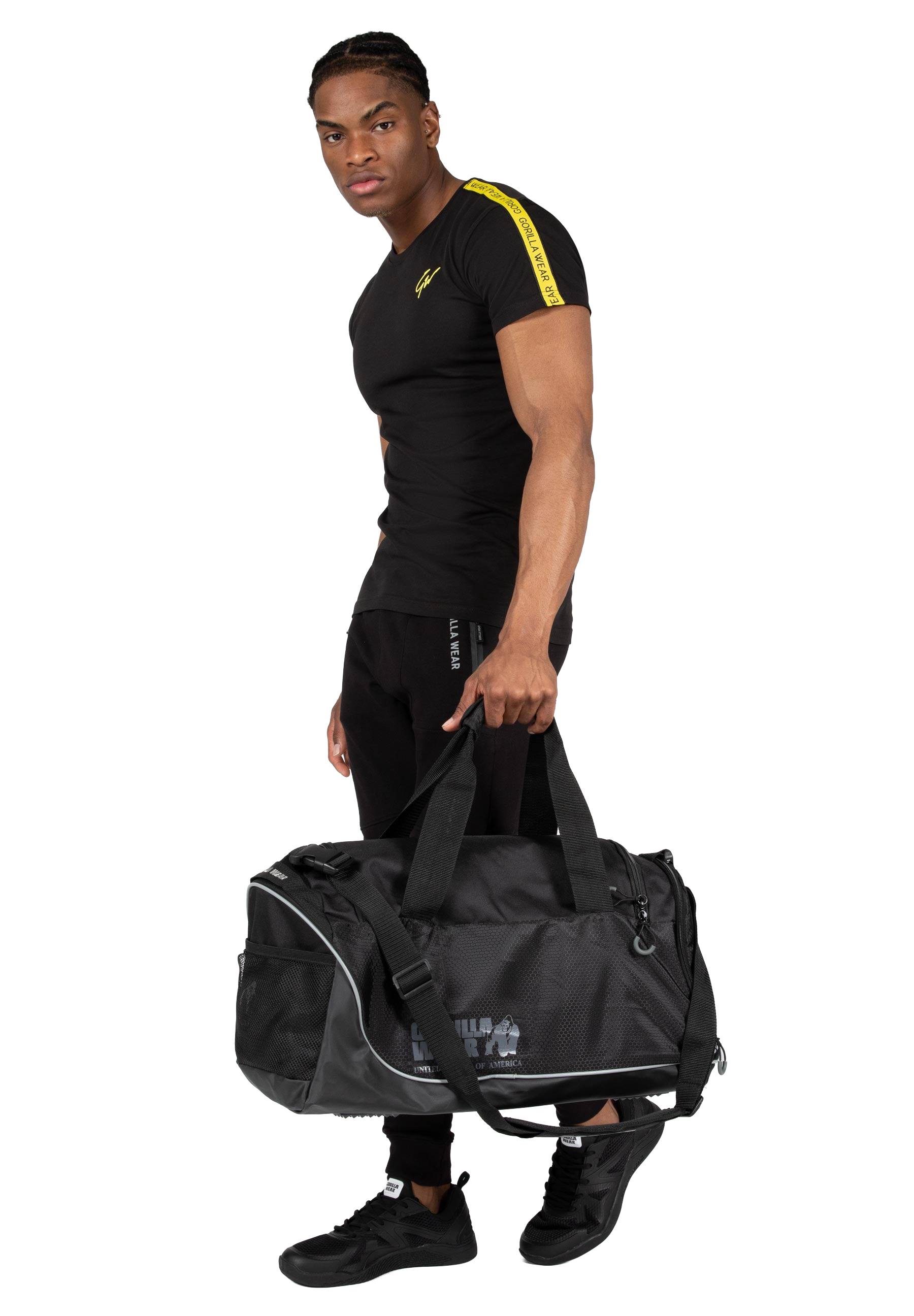 Chester T-shirt - Black/Yellow