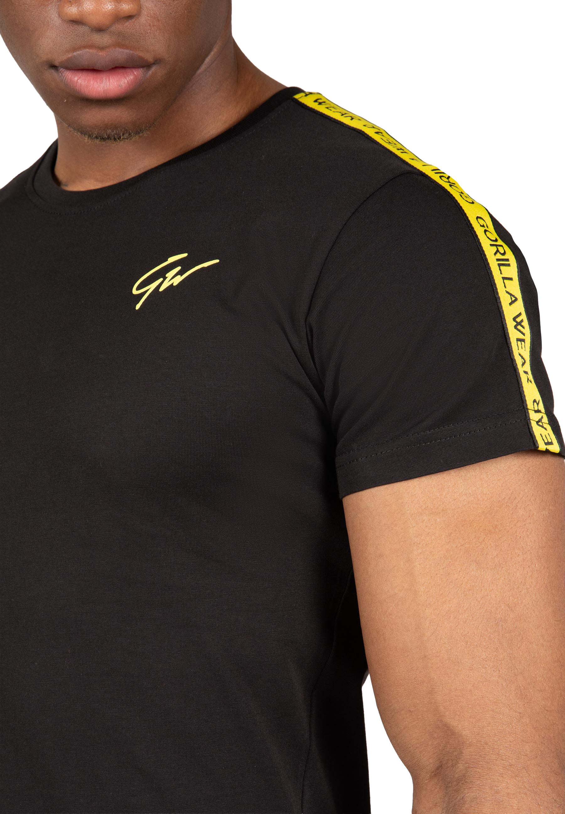 Chester T-shirt - Black/Yellow