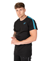 Chester T-shirt - Black/Blue