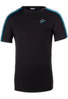 Chester T-shirt - Black/Blue