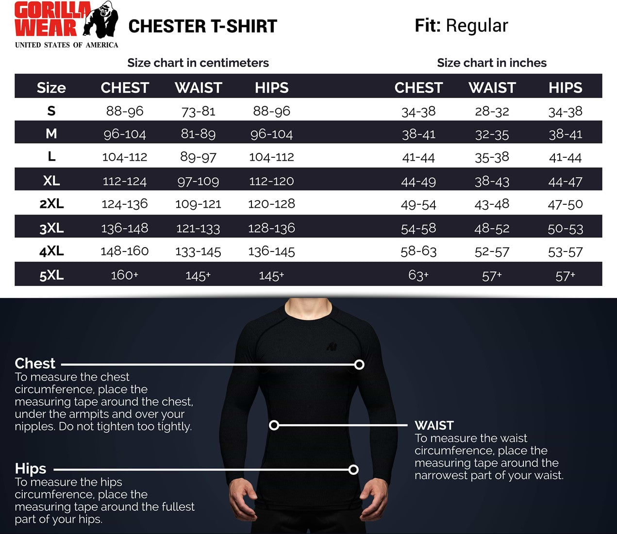 Chester T-shirt - Black/Blue