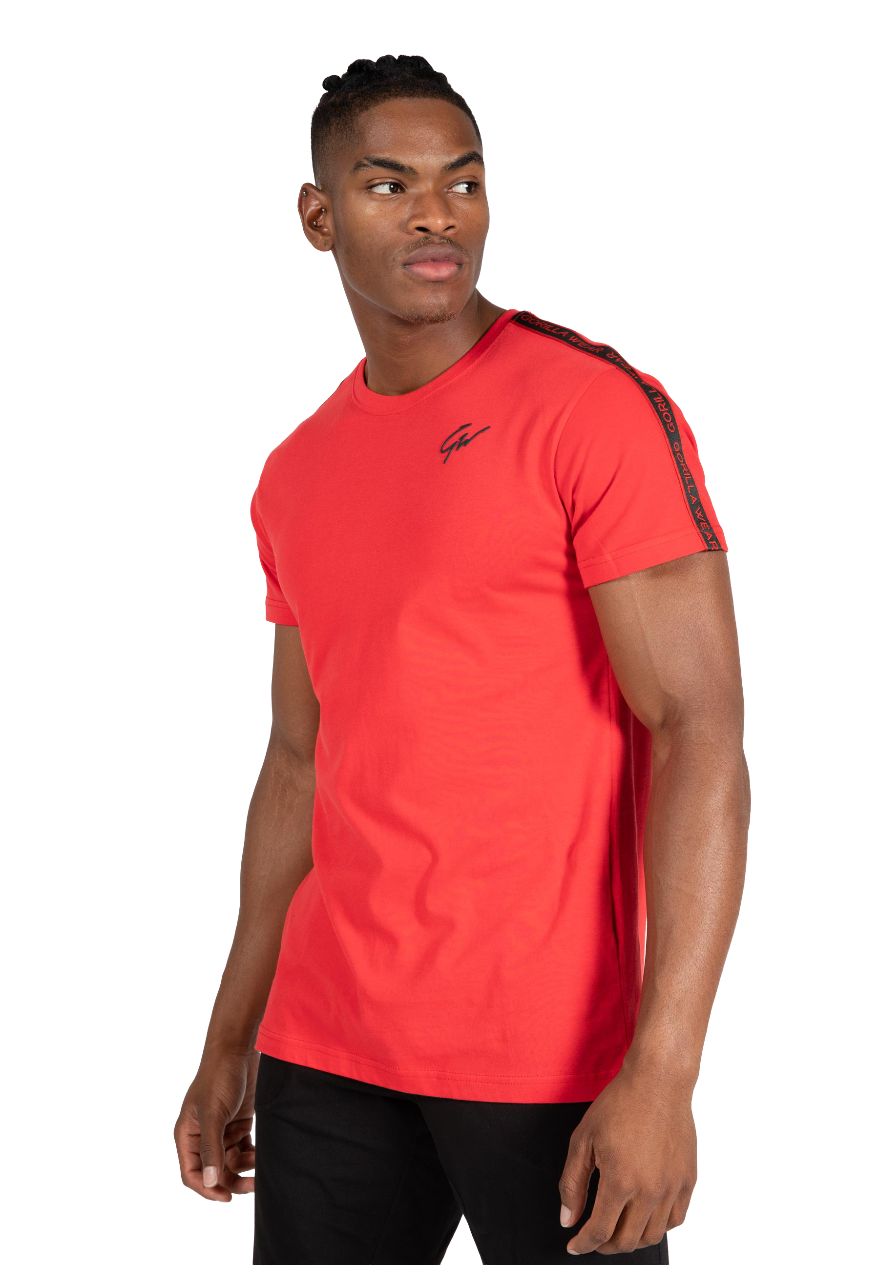 Chester T-shirt - Red/Black