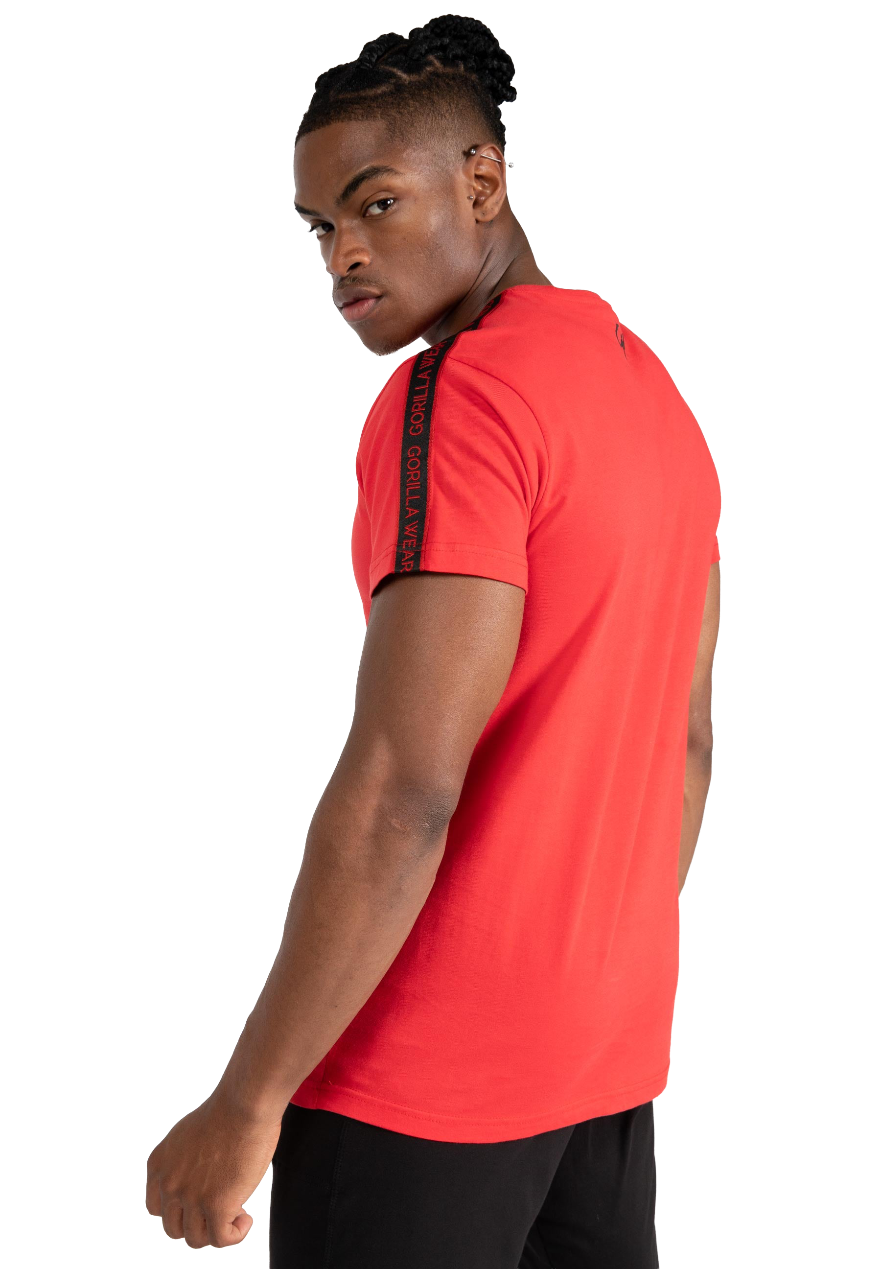 Chester T-shirt - Red/Black