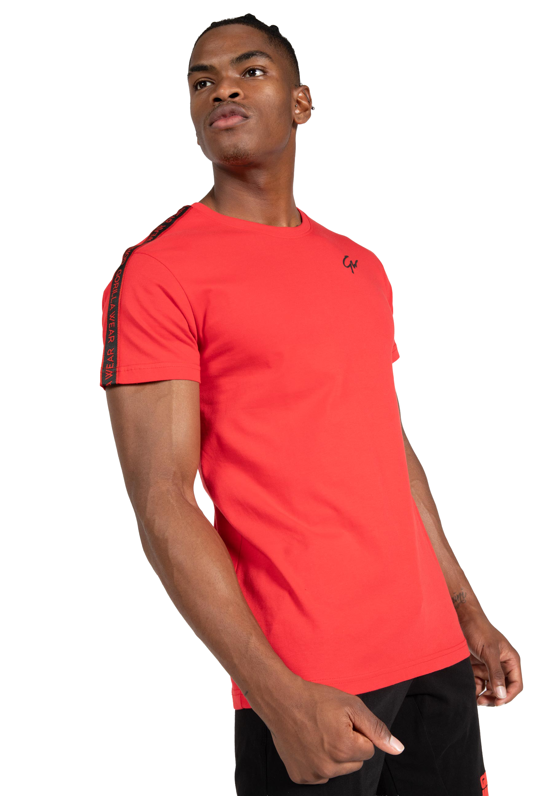 Chester T-shirt - Red/Black