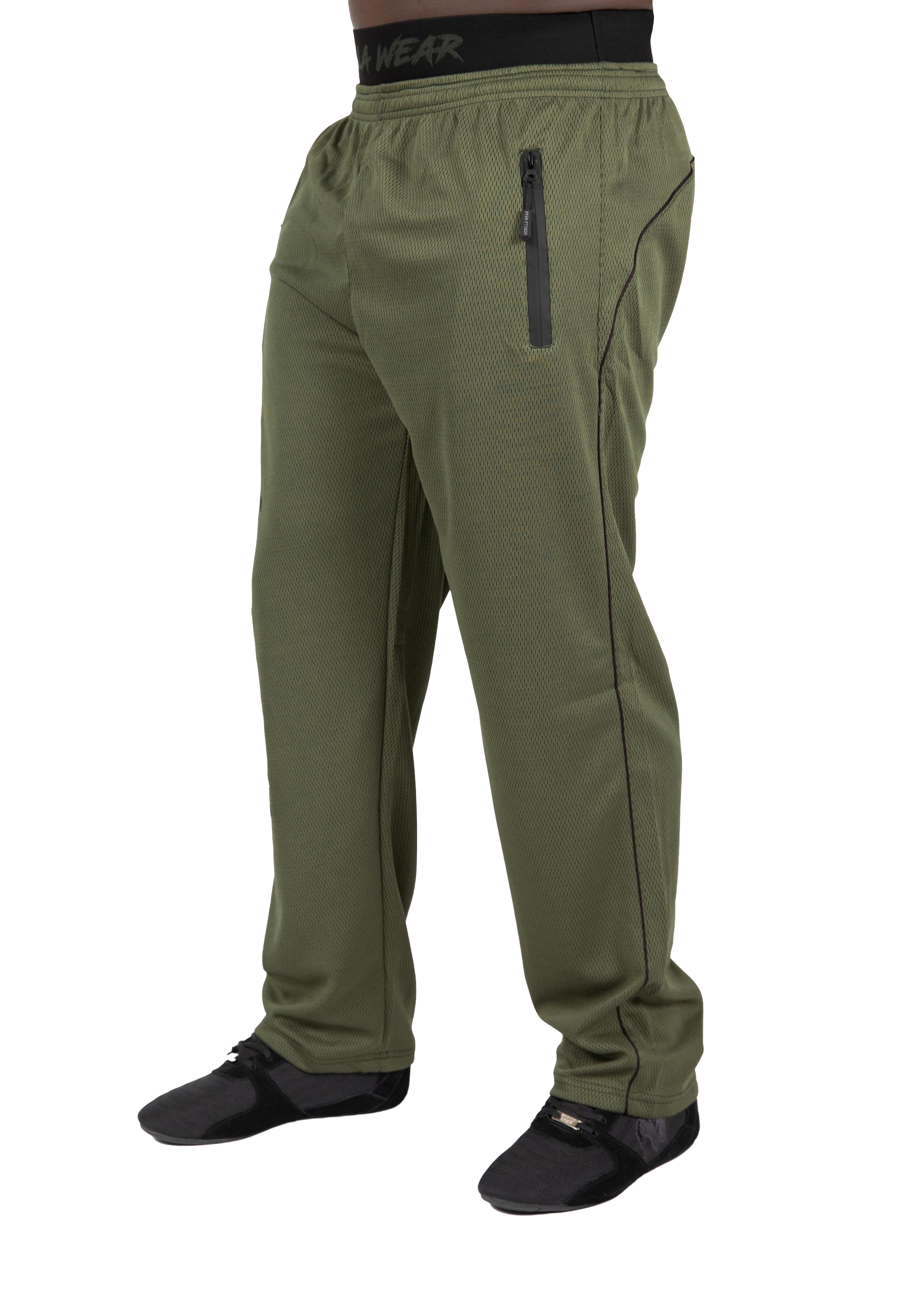 Mercury Mesh Pants - Army Green/Black