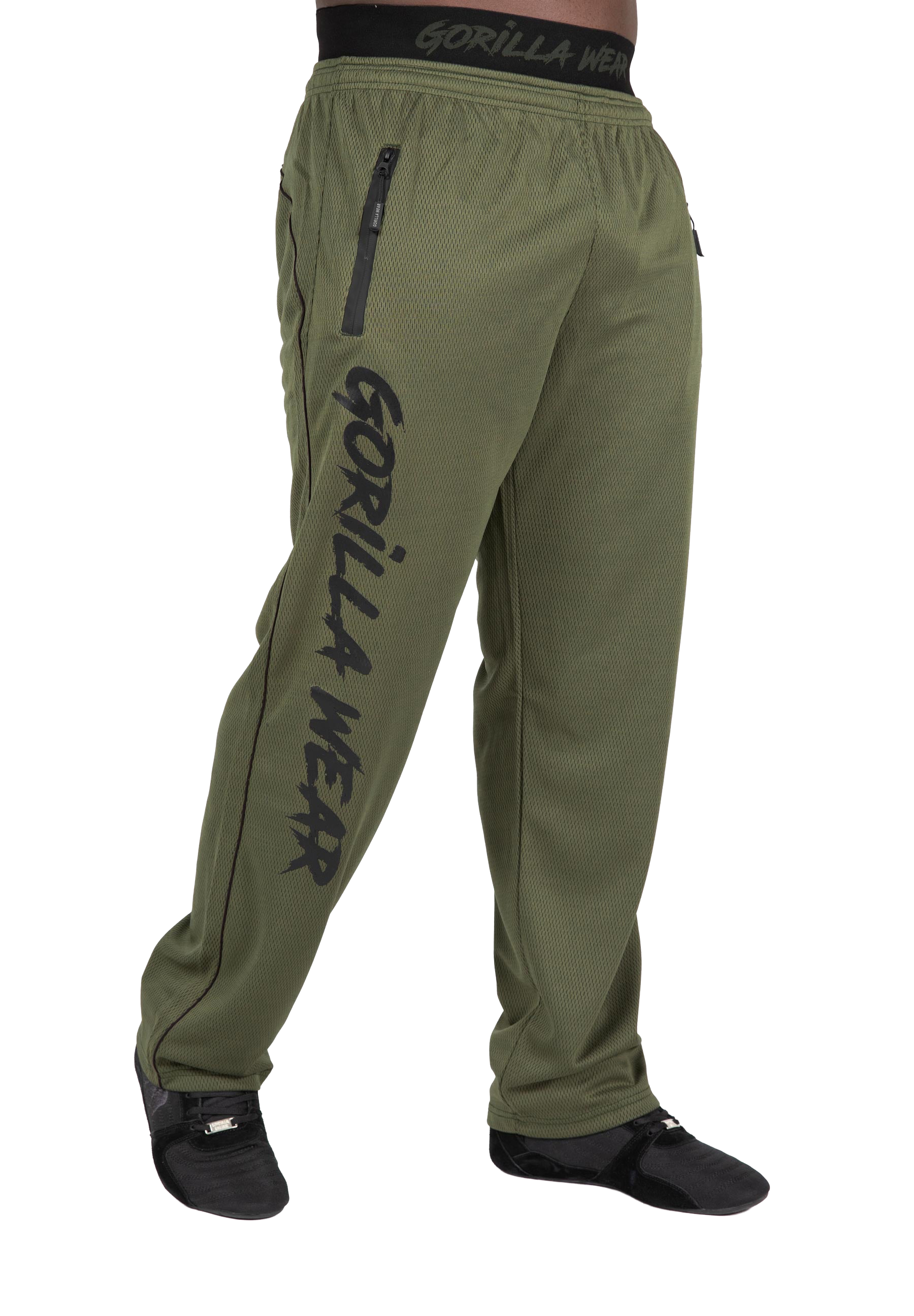 Mercury Mesh Pants - Army Green/Black