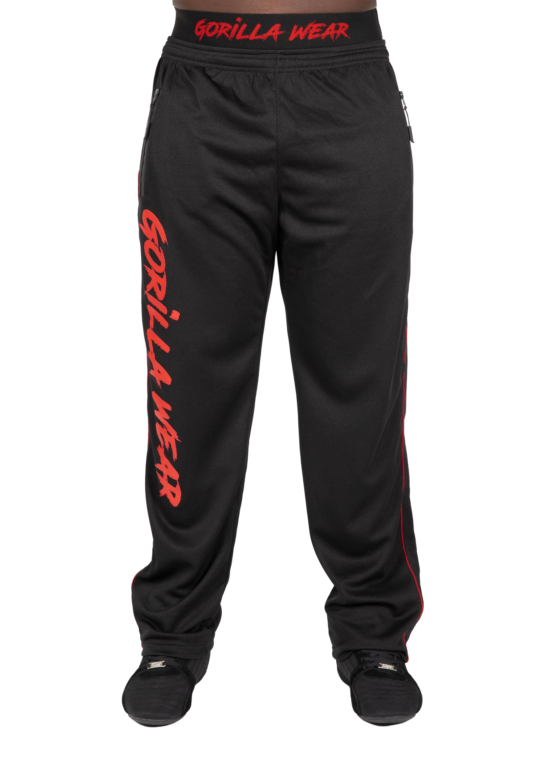 Mercury Mesh Pants - Black/Red