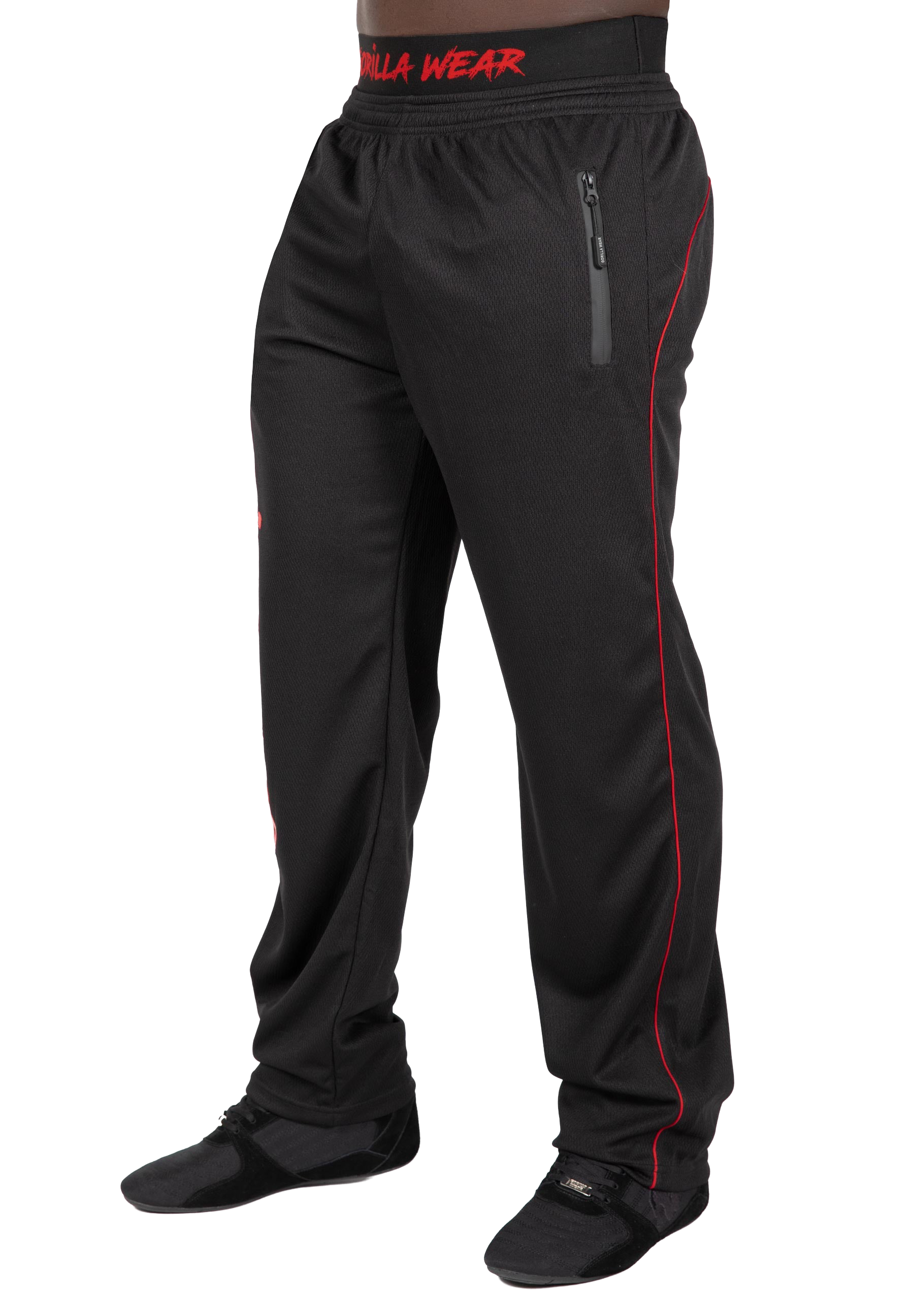 Mercury Mesh Pants - Black/Red