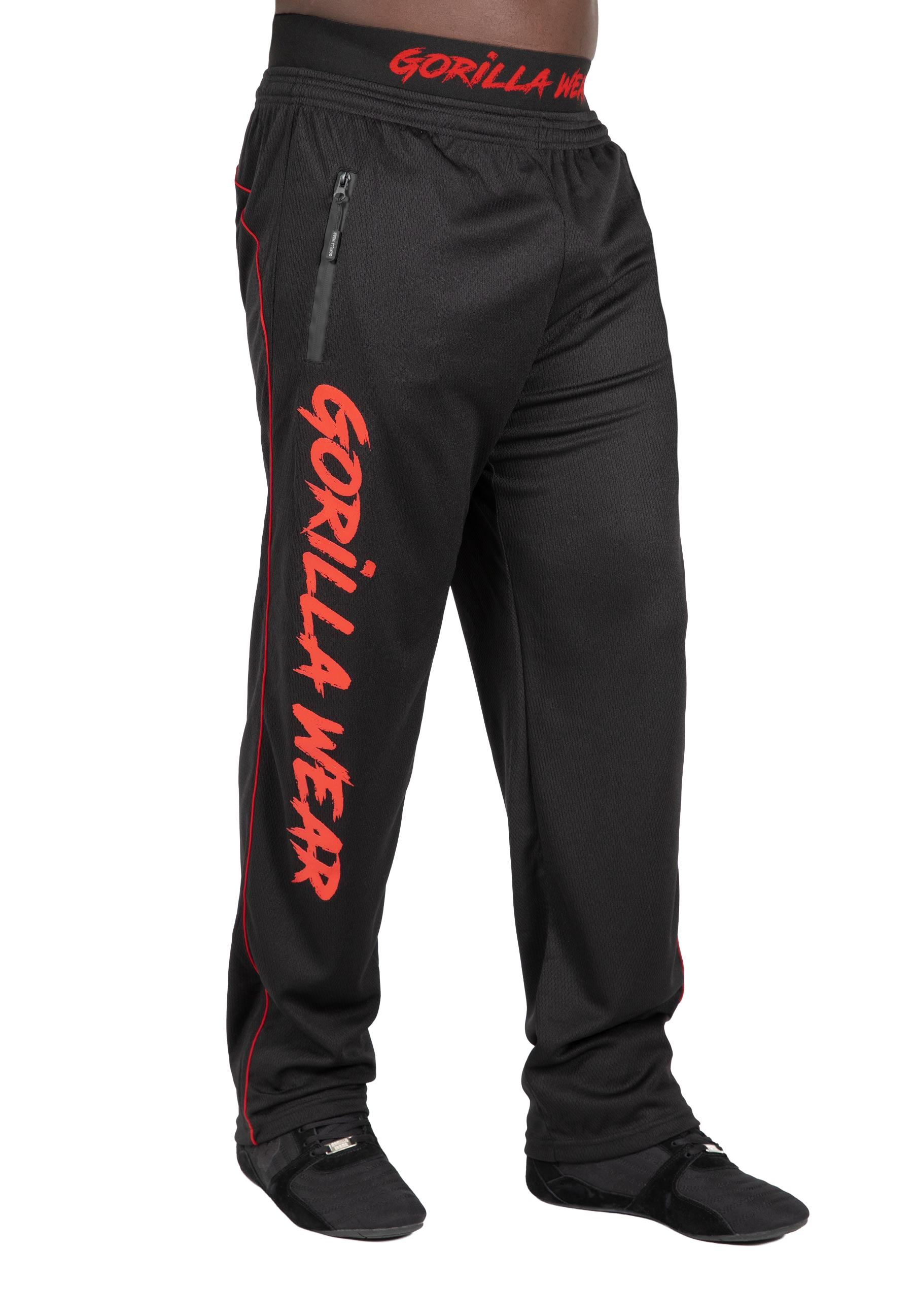 Mercury Mesh Pants - Black/Red