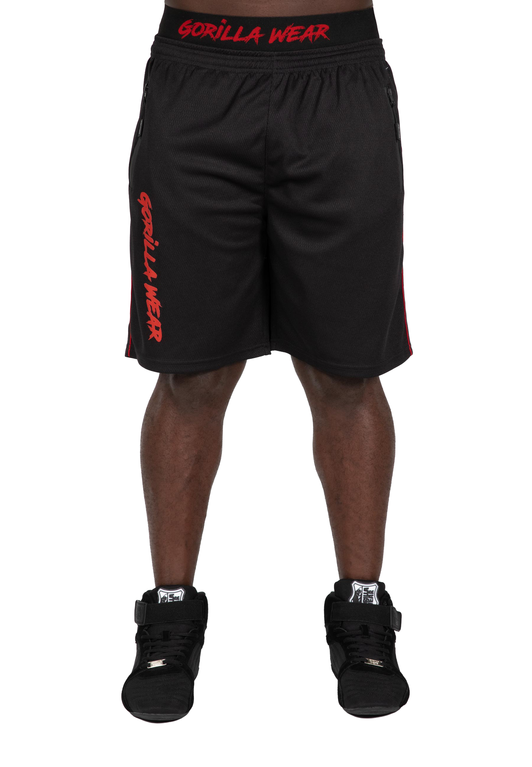 Mercury Mesh Shorts - Black/Red