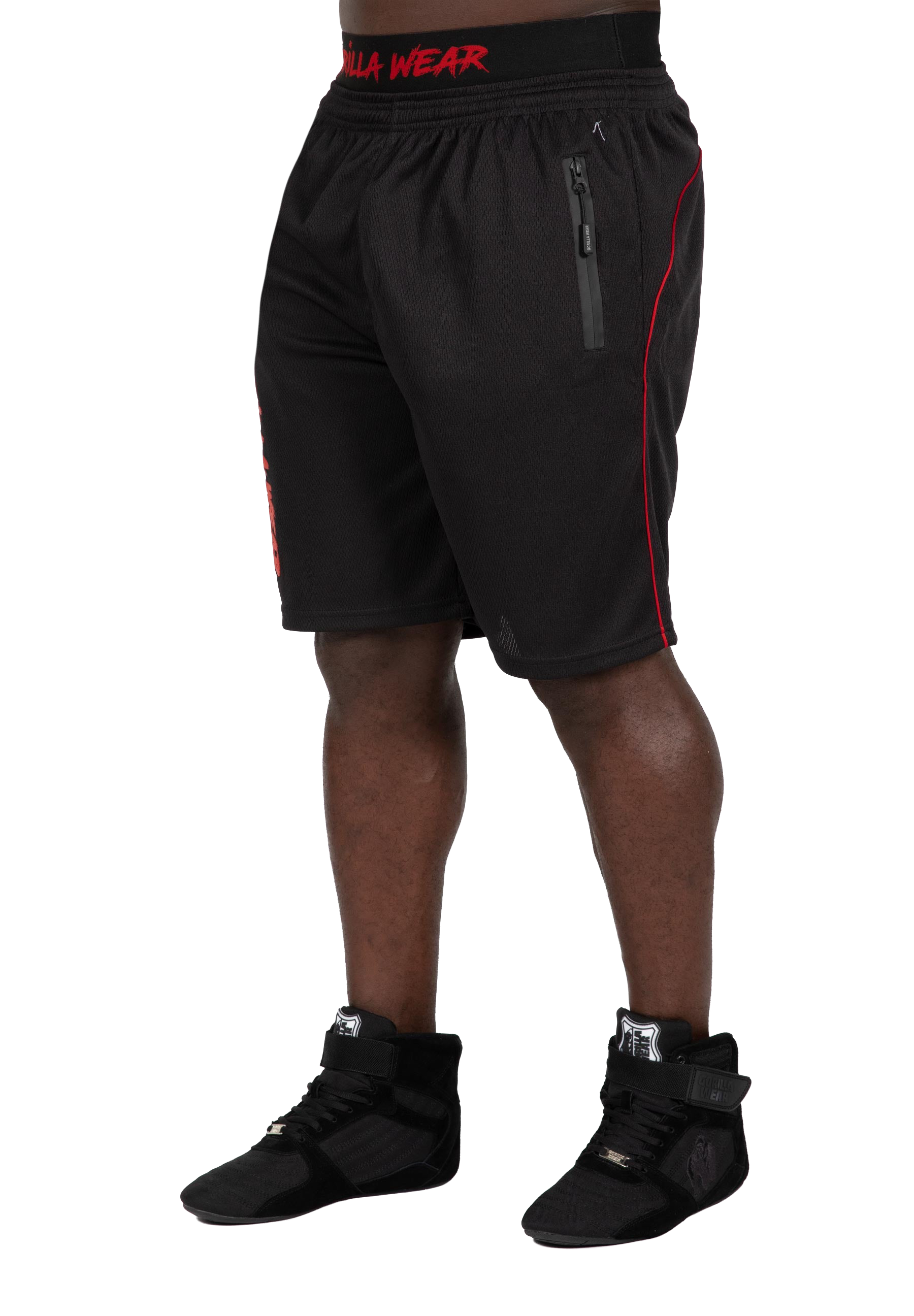 Mercury Mesh Shorts - Black/Red