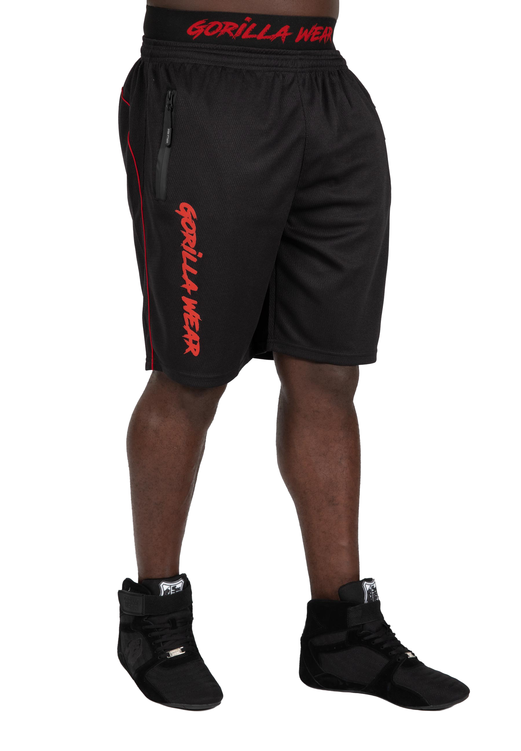 Mercury Mesh Shorts - Black/Red