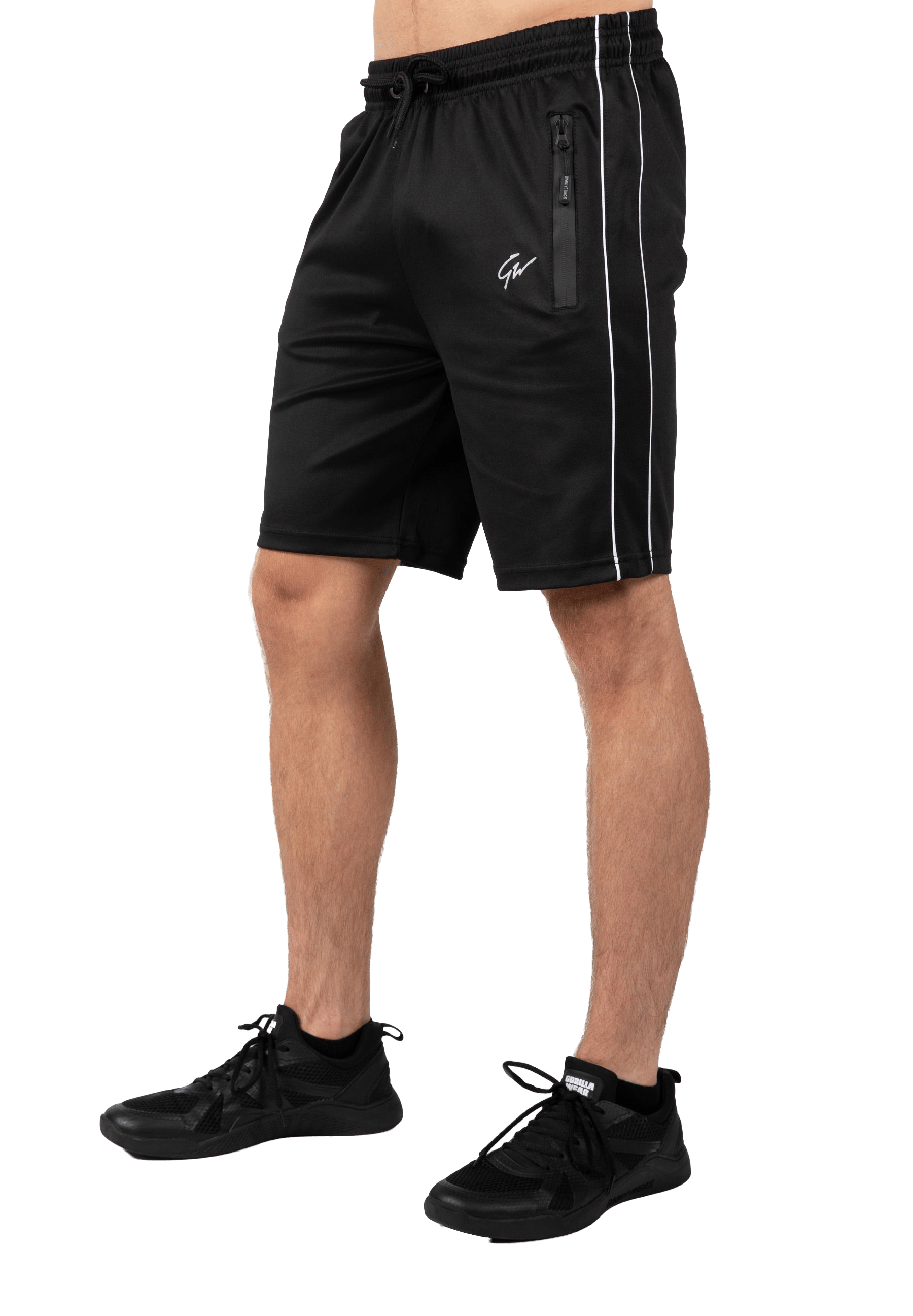 Wenden Track Shorts - Black/White