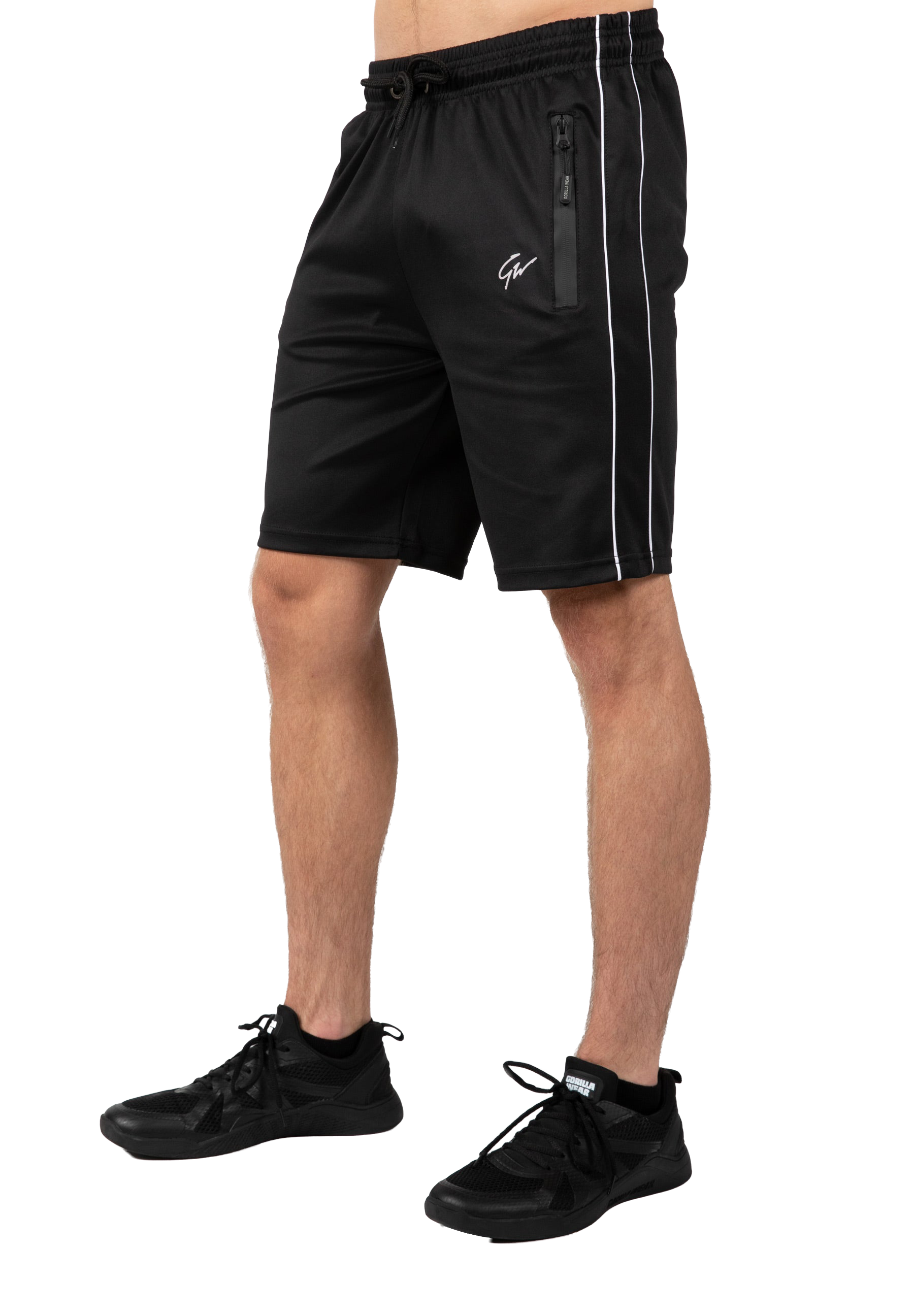 Wenden Track Shorts - Black/White