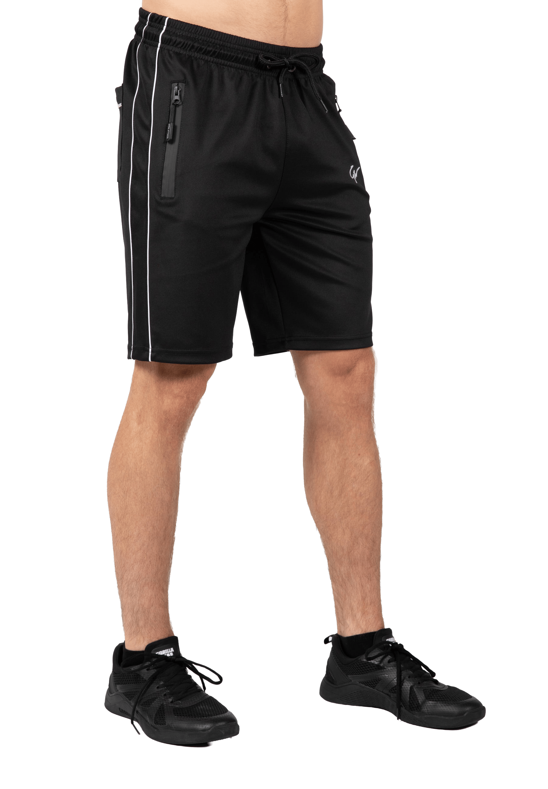 Wenden Track Shorts - Black/White