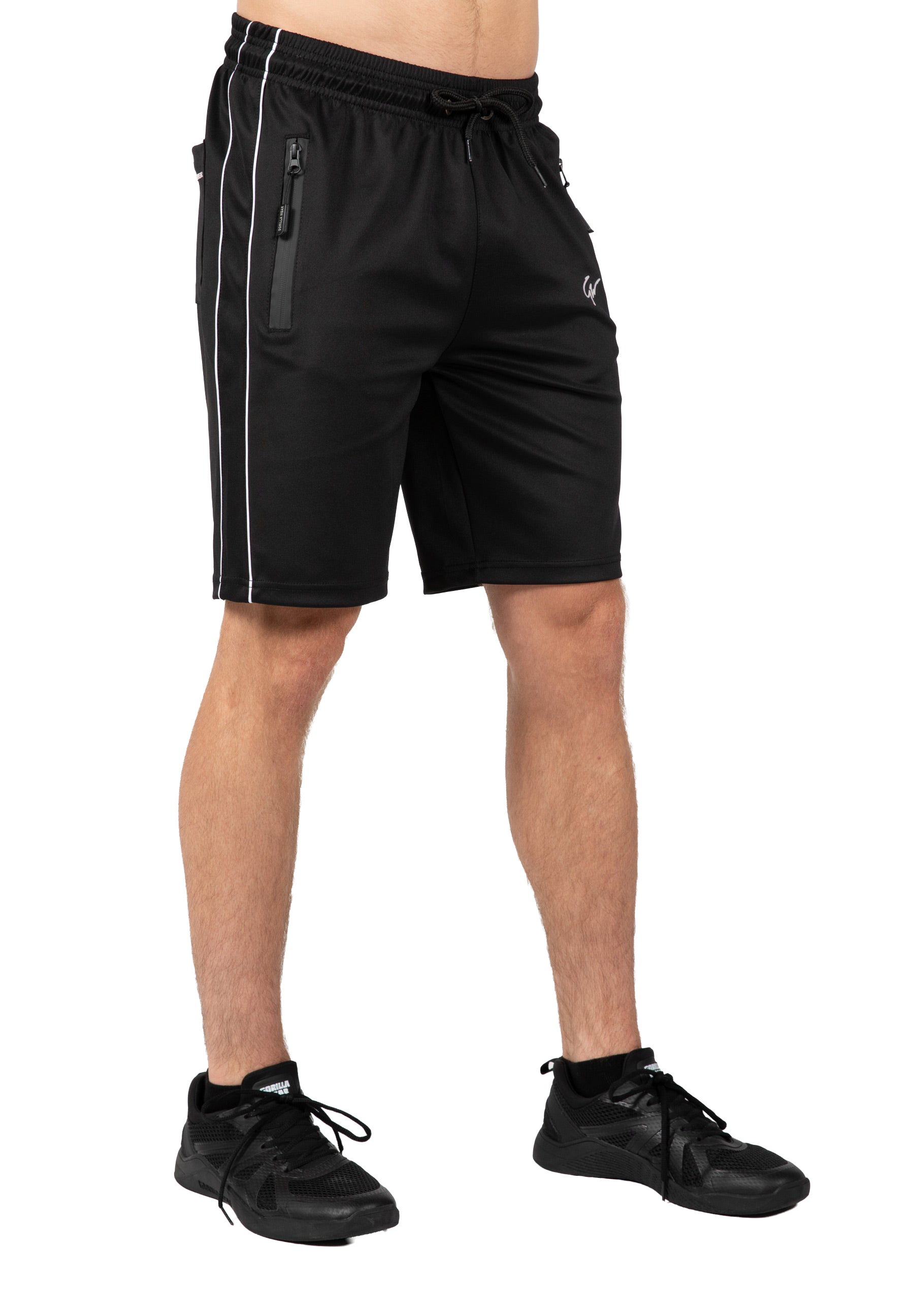Wenden Track Shorts - Black/White