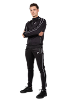 Wenden Track Shorts - Black/White
