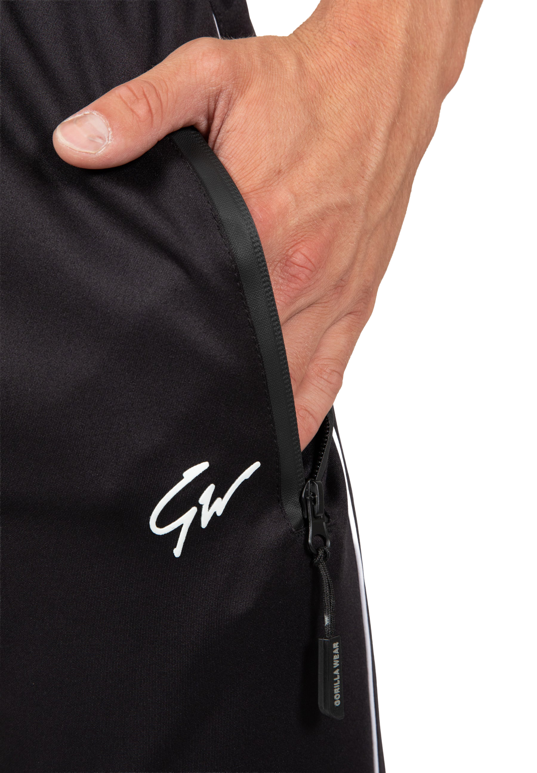 Wenden Track Shorts - Black/White
