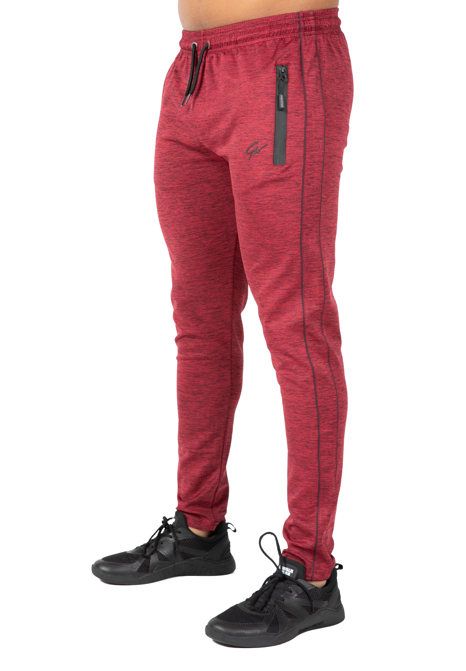 Wenden Track Pants - Burgundy Red