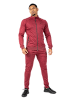 Wenden Track Pants - Burgundy Red