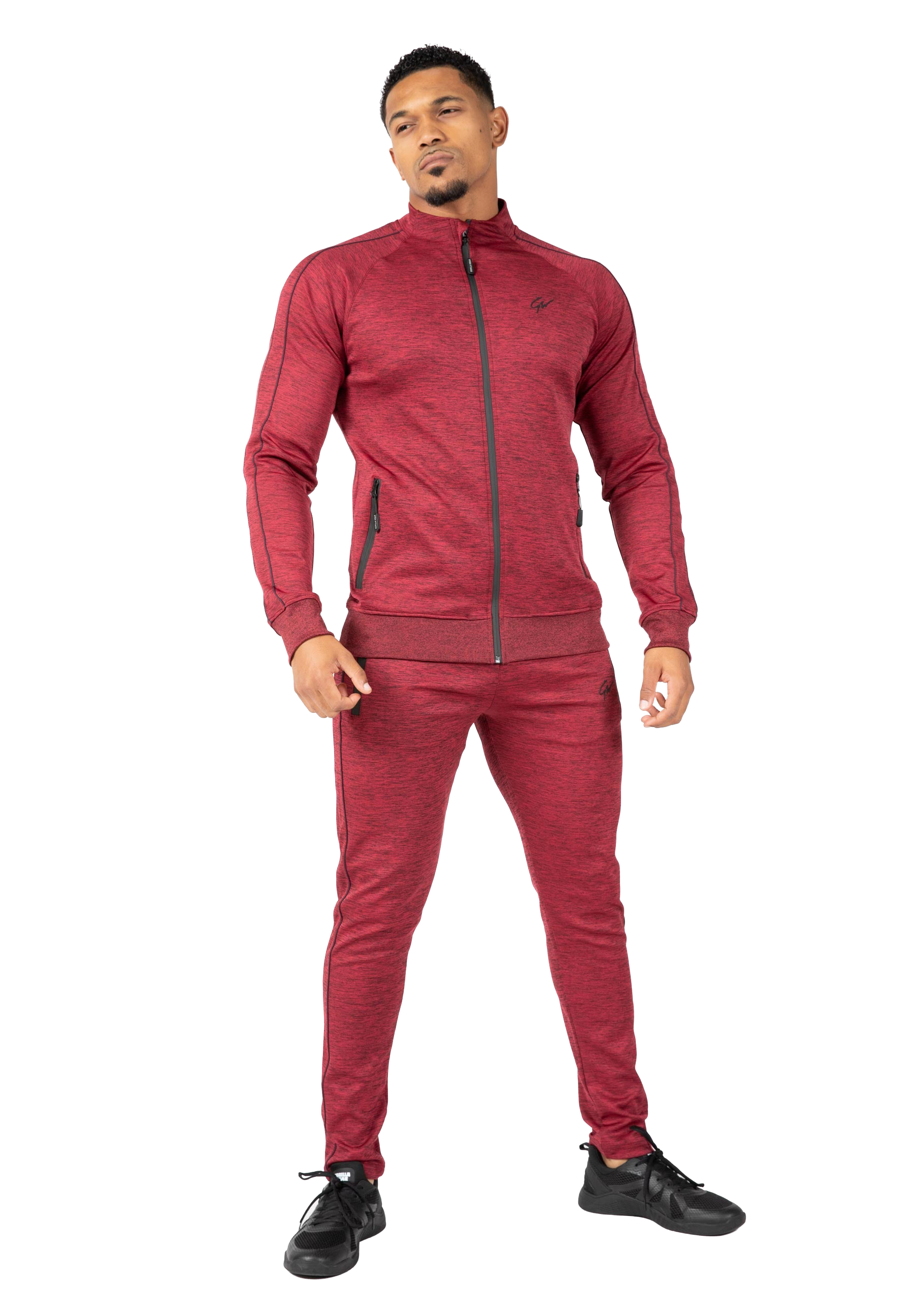 Wenden Track Pants - Burgundy Red