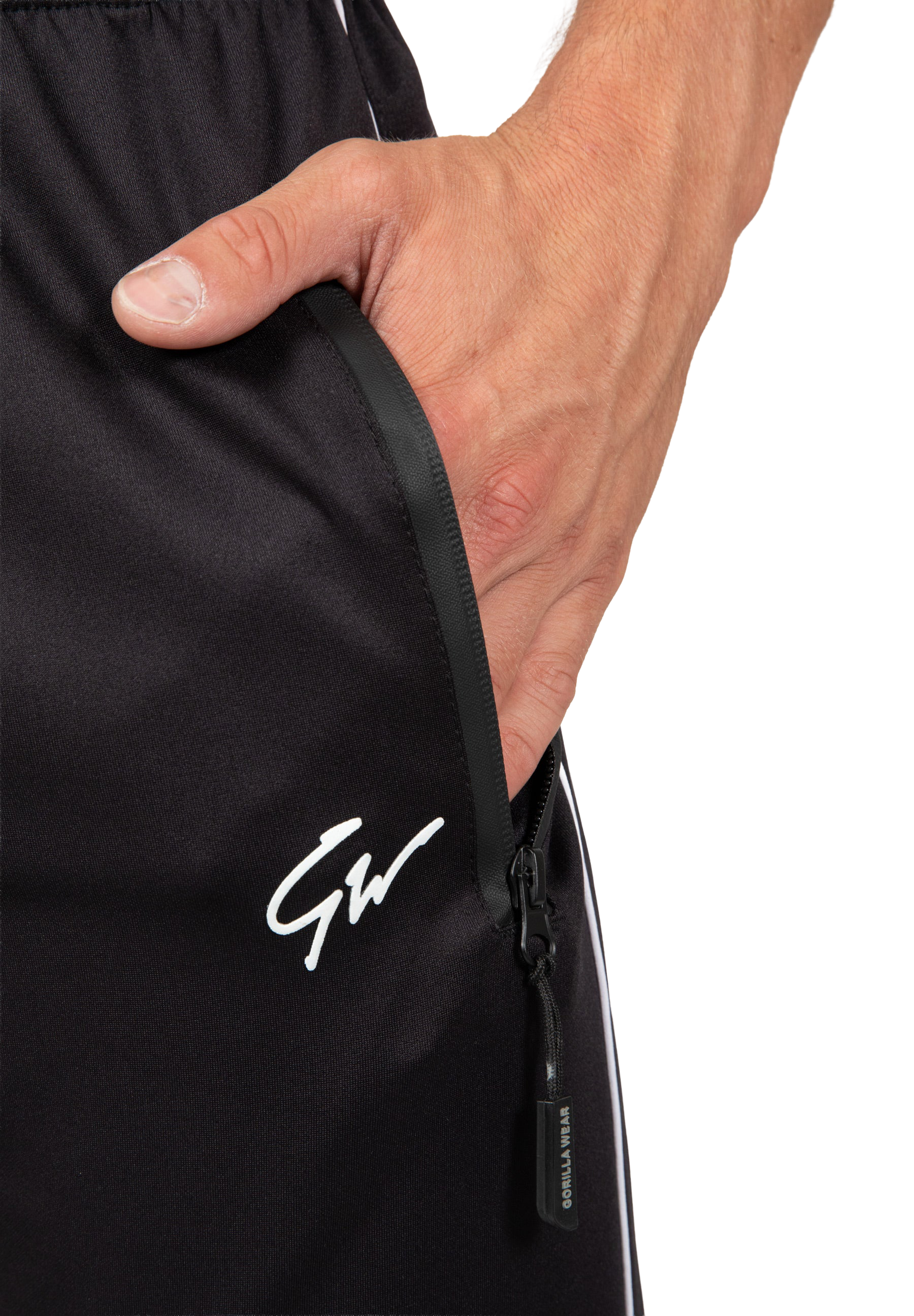 Wenden Track Pants - Black/White