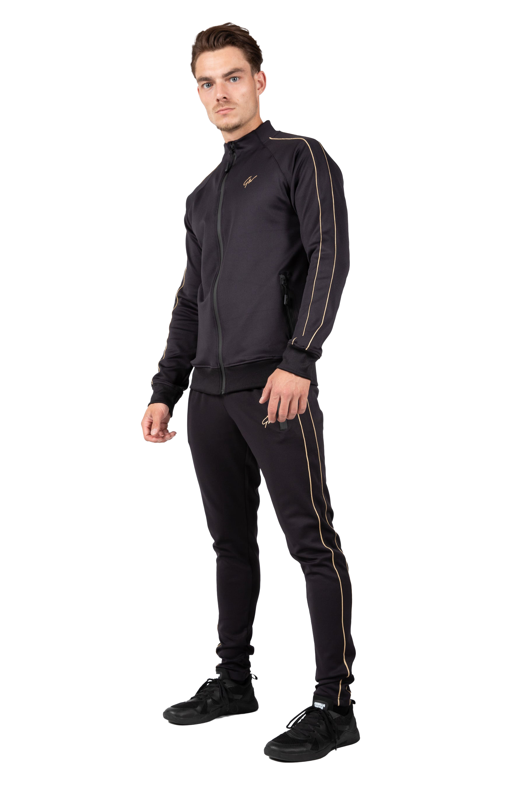 Wenden Track Pants - Black/Gold